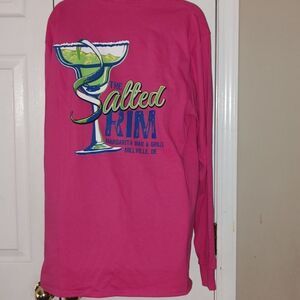 The Salted Rim Margarita Bar & Grill Millville DE long sleeve tee  tshirt  Sz L